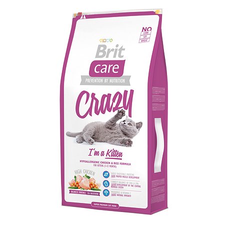 Корм сухой Brit Care 7кг для котят/беременных и кормящих кошек