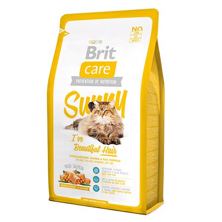 Корм сухой Brit Care 2кг для длинношерстных кошек