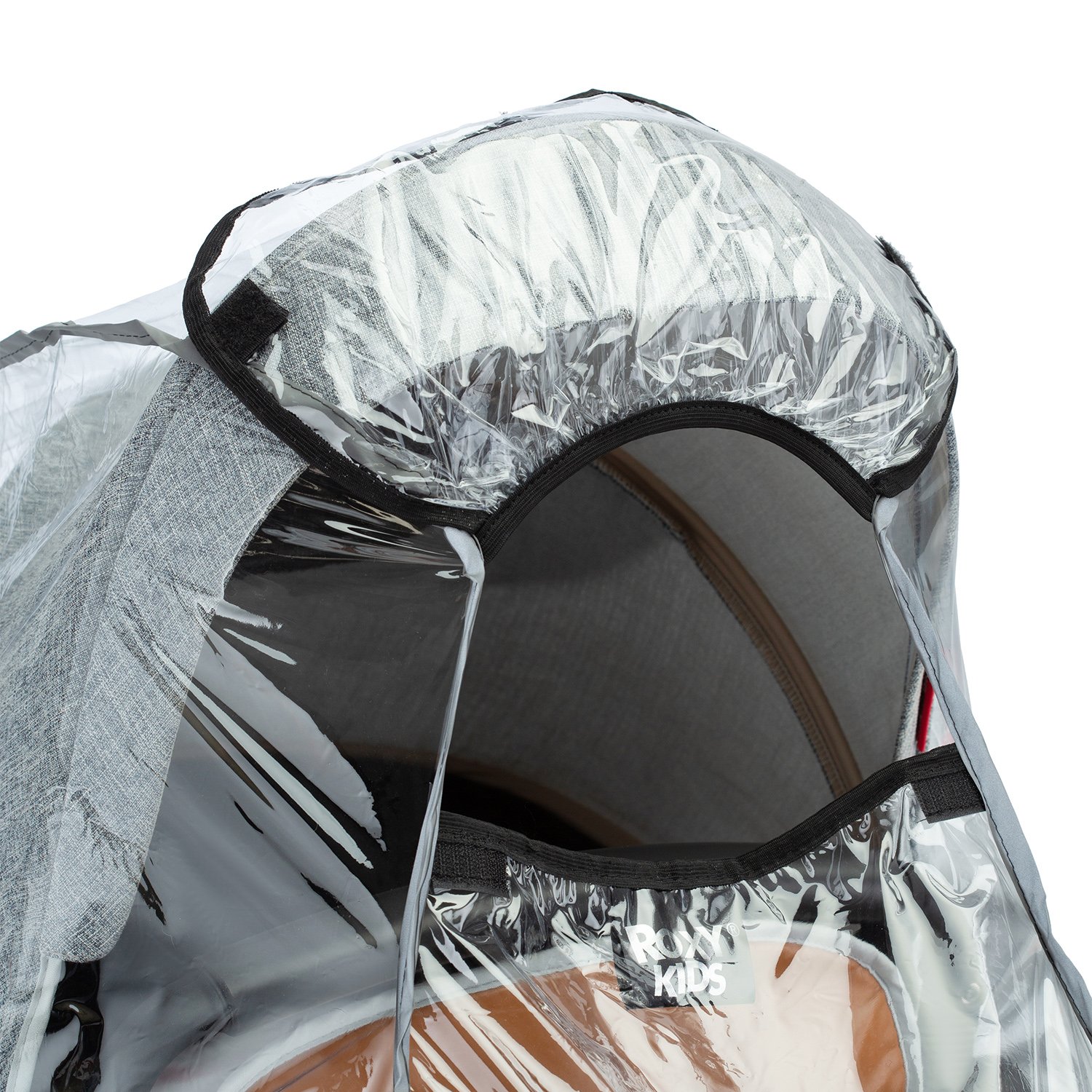 Дождевик на коляску ROXY-KIDS универсальный со светоотражателем в сумке ROXY-KIDS - фото 6