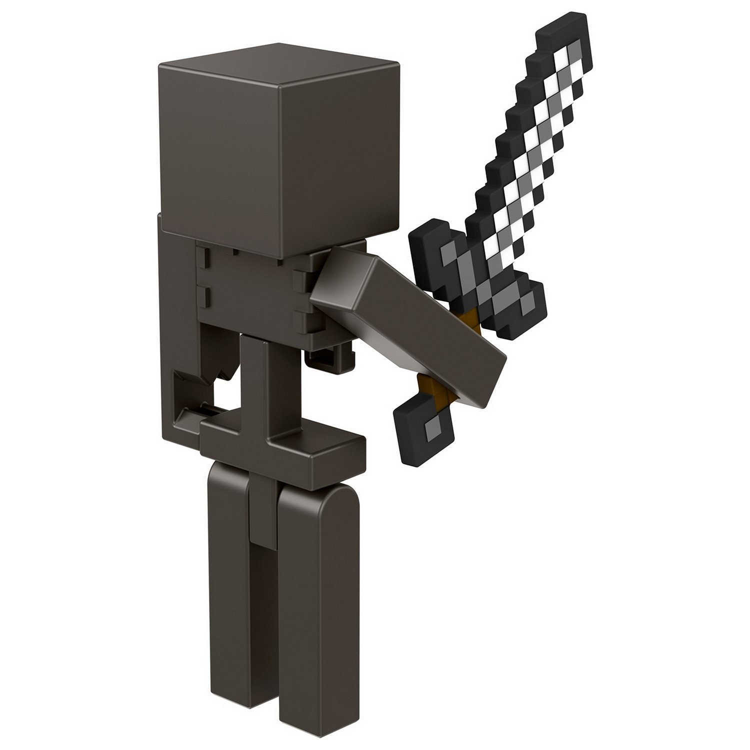 Фигурка Mattel Minecraft базовые герои gtp08, 8.2 см скелет-ИССУШИТЕЛЬ