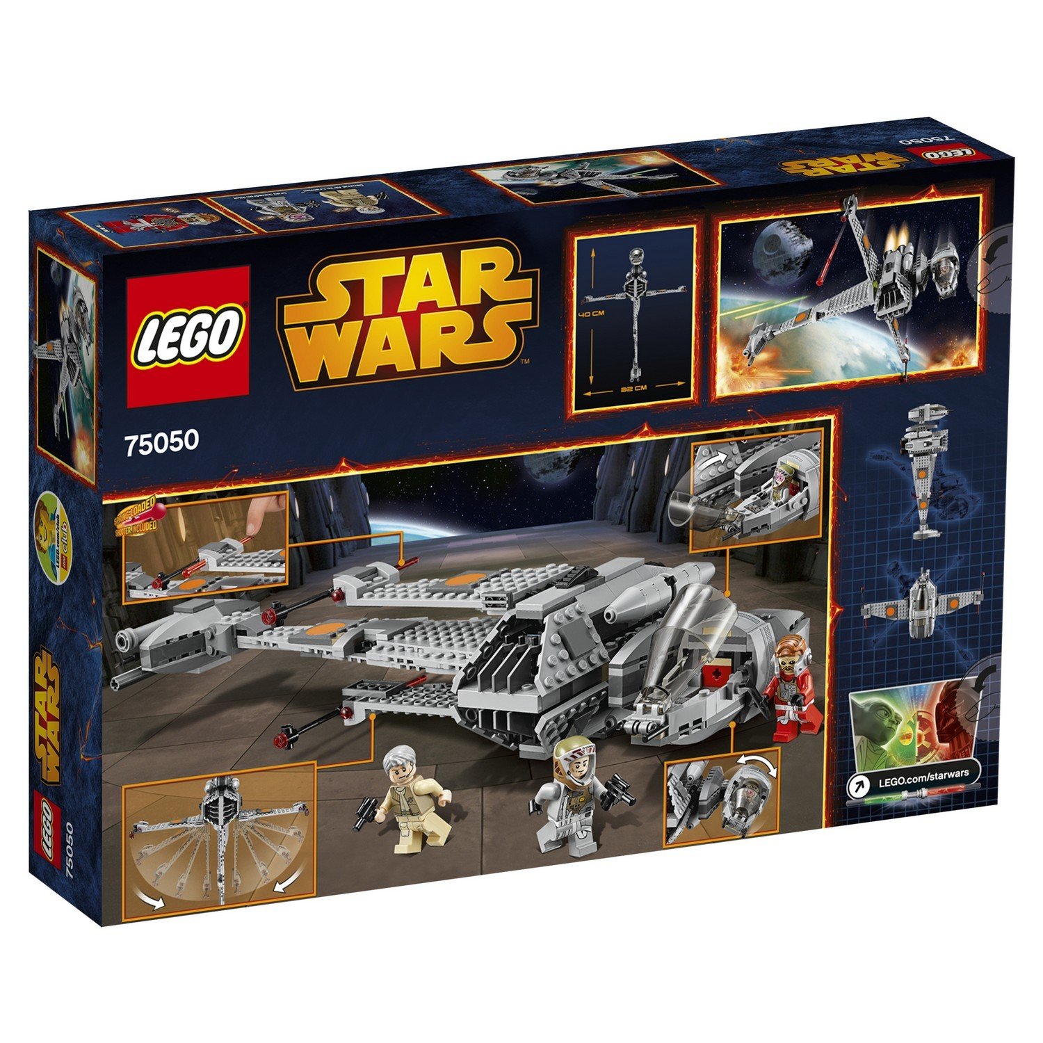Конструктор LEGO Star Wars TM Истребитель B-Wing™ (75050) - фото 3