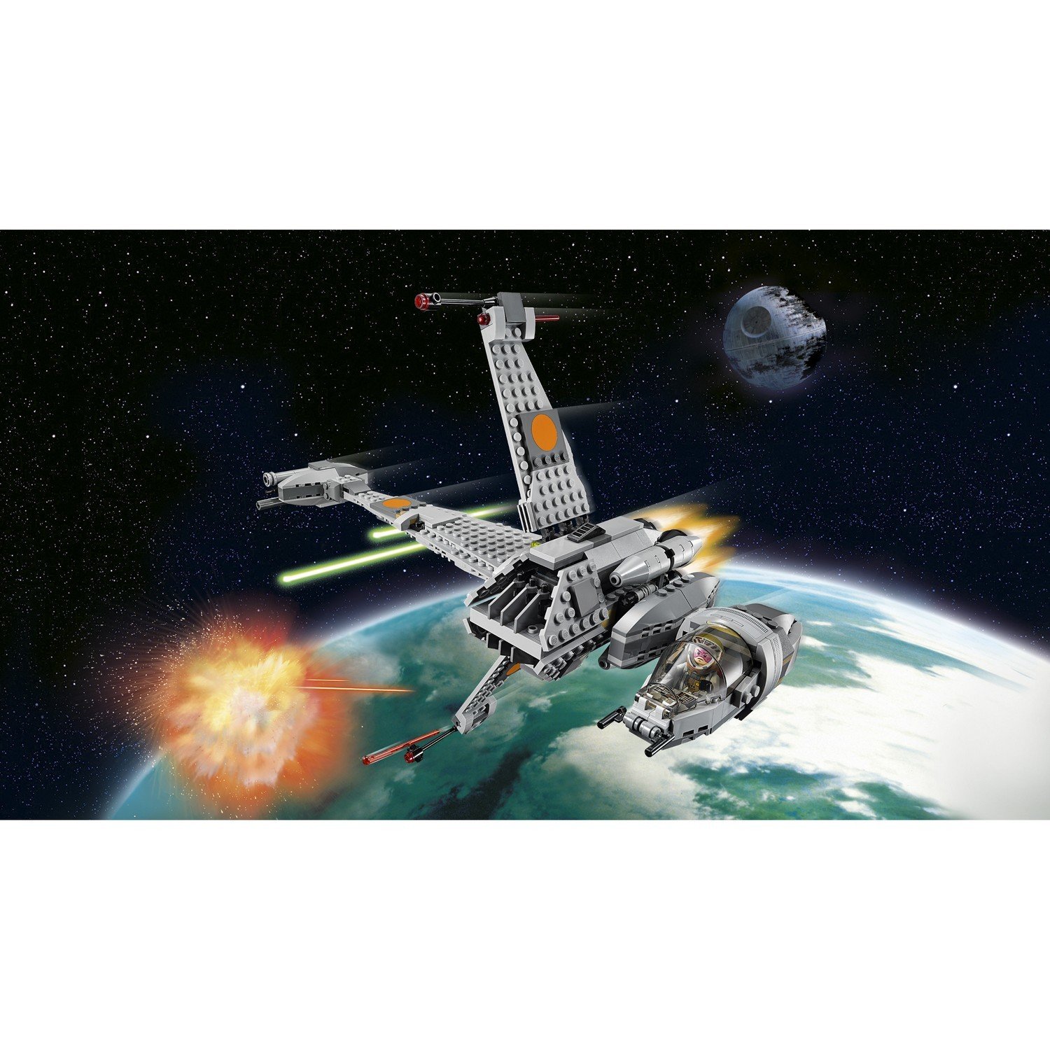 Конструктор LEGO Star Wars TM Истребитель B-Wing™ (75050) - фото 4