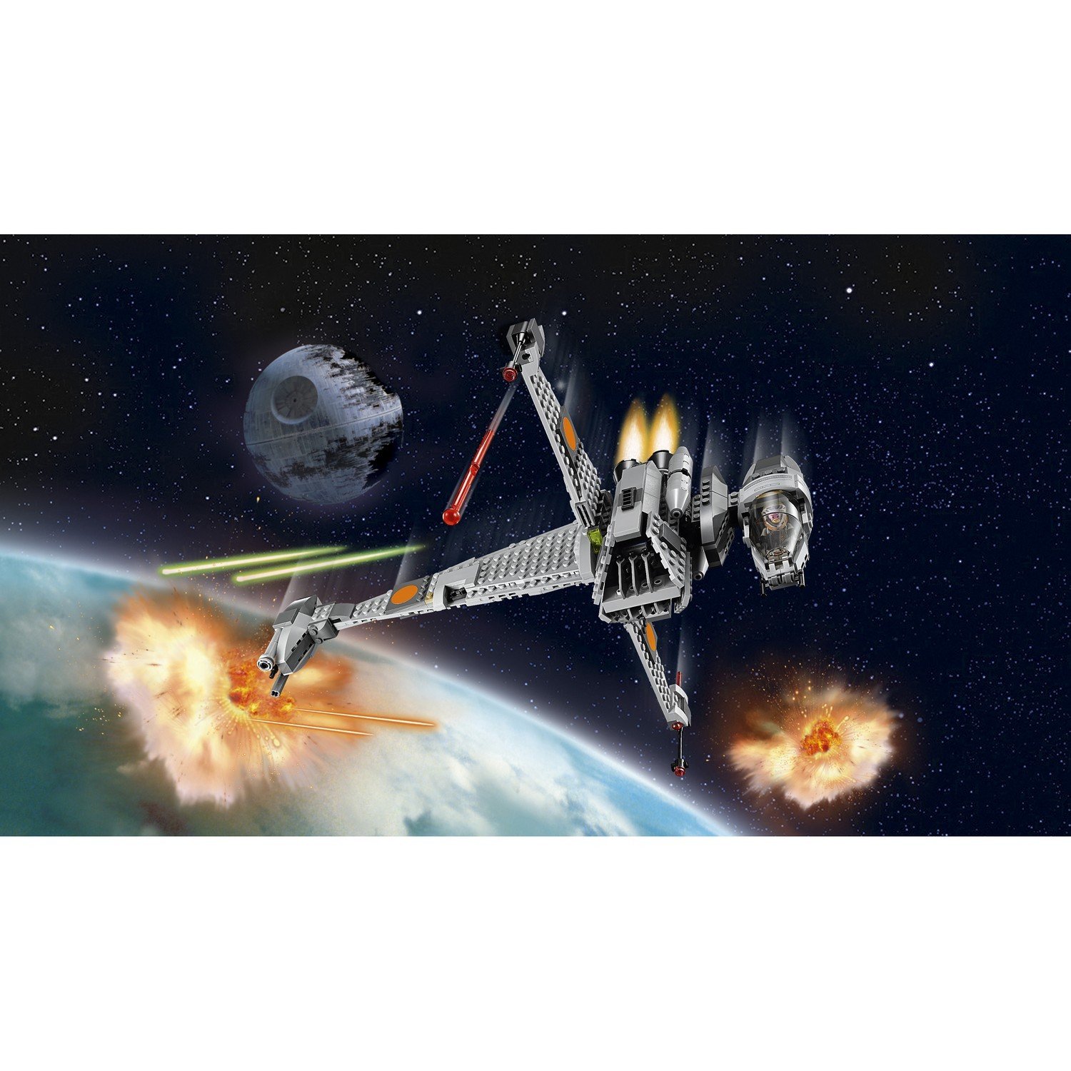Конструктор LEGO Star Wars TM Истребитель B-Wing™ (75050) - фото 6