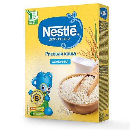 Каша Nestle молочная рисовая 220г с 4месяцев