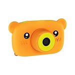 Детский цифровой фотоаппарат Uniglodis оранжевый мишка
