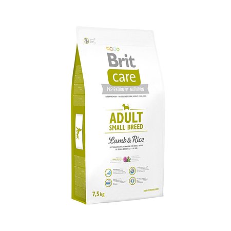 Корм для собак Brit 7,5кг Care для мелких пород с ягненокм и рисом
