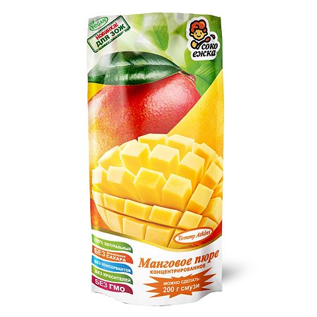 Пюре Сделай смузи сам концентрированное манго 100г