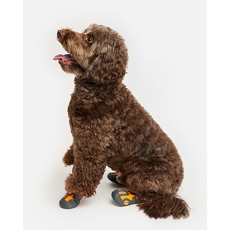 Ботинки для собак Zoozavr серые XS (4шт) - фото 7