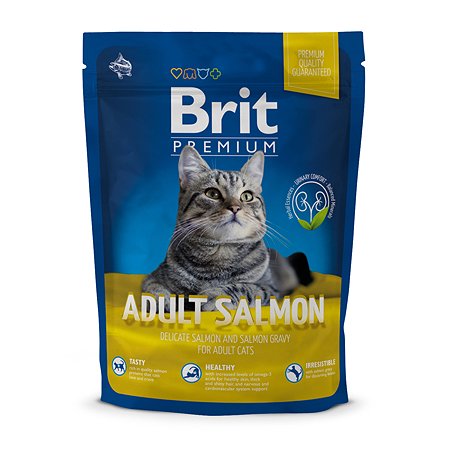 Корм для кошек Brit 300г Premium лосось