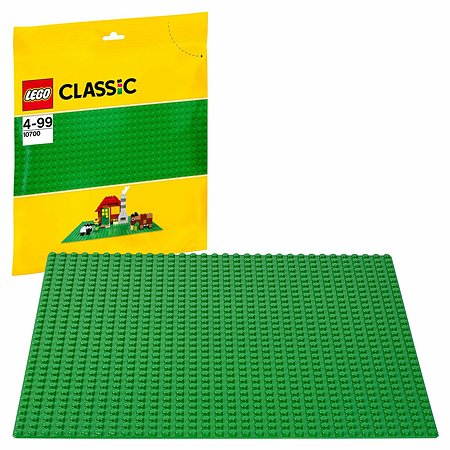 Конструктор LEGO Classic Строительная пластина зеленого цвета (10700) - фото 1