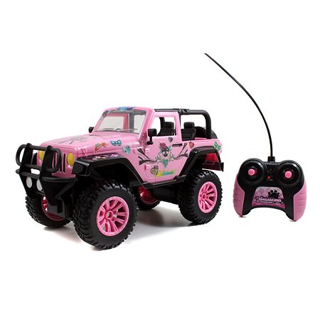 Машинка на радиоуправлении Jada масштаб 1:16 Girlmazing Jeep Розовая