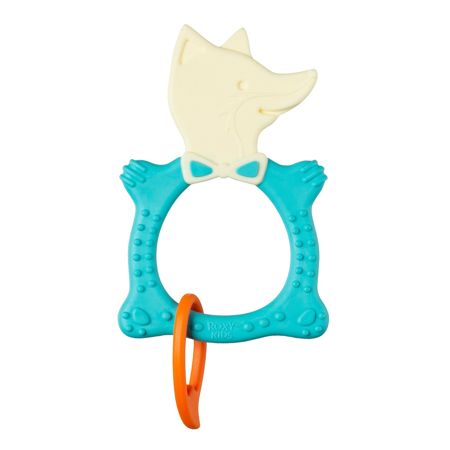 Прорезыватель для зубов ROXY-KIDS Fox teether цвет мятный - фото 1