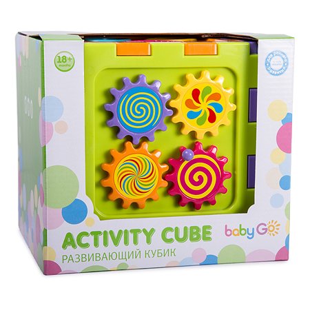 Куб простой BabyGo развивающий - фото 2