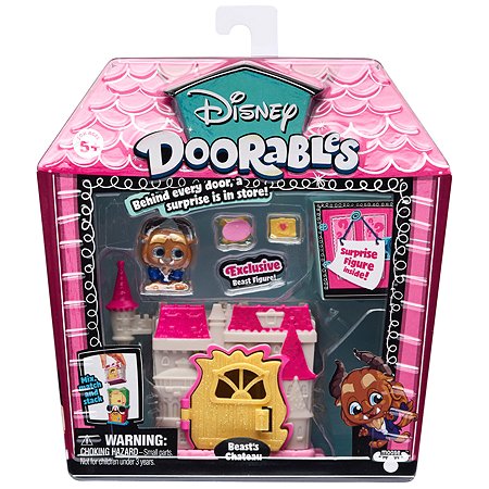 Мини-набор игровой Disney Doorables Красавица и Чудовище с 2 фигурками (Сюрприз) 69411