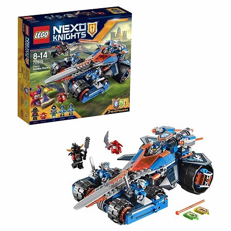 Конструктор LEGO Nexo Knights Устрашающий разрушитель Клэя (70315)