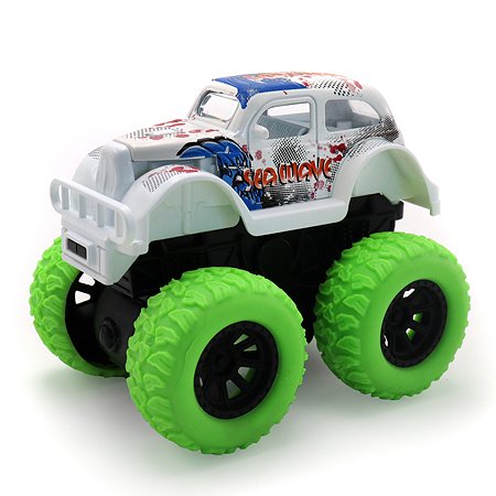 Машинка Funky Toys с зелеными колесами FT8484-4