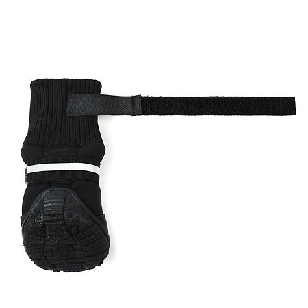 Ботинки для собак Zoozavr чёрные XL (4шт) - фото 5