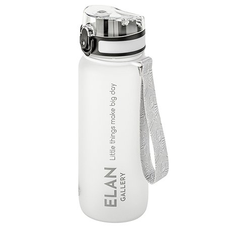 Бутылка для воды Elan Gallery 800 мл Style Matte белая - фото 1