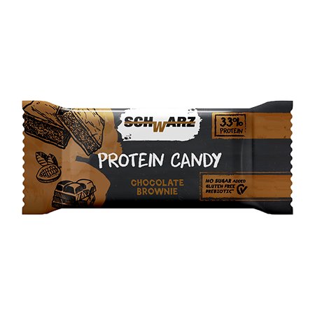 Батончик-мини SCHWARZ протеиновый шоколадный брауни ИМО в горьком шоколаде 20г