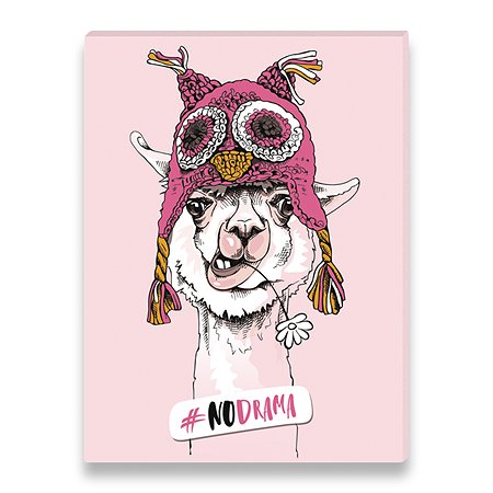 Картина Woozzee Розовая лама