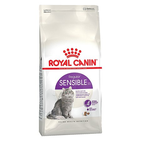 Корм сухой для кошек ROYAL CANIN Sensible 33 2кг с чувствительной пищеварительной системой - фото 2