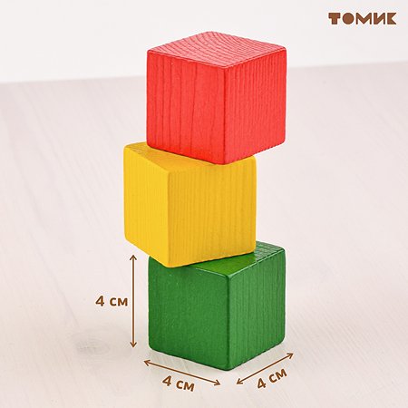 Кубики Томик Цветные 20 штук 2323 - фото 5