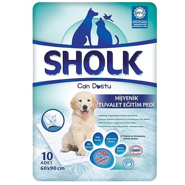 Пеленки для животных Sholk для приучения к туалету 90х60 см 10 шт