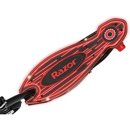 Электросамокат RAZOR Power Core E90 Glow чёрно-красный с подсветкой - фото 3