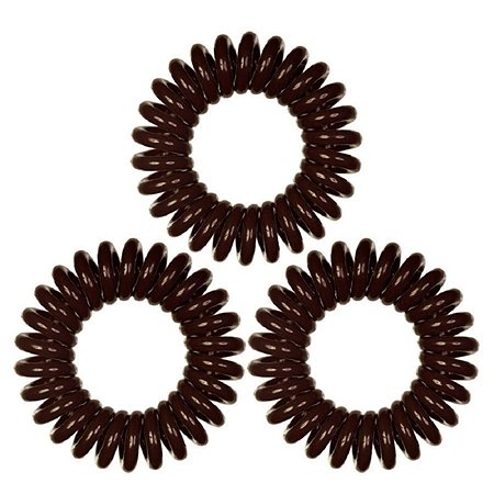 Резинка для волос Beauty Bar спираль коричневый 3 шт.
