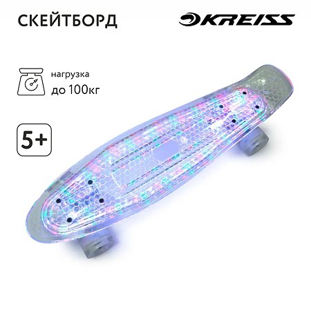 Скейтборд Kreiss с подсветкой T-07