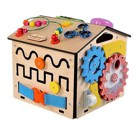 Бизиборд KimToys Домик со светом Малышок игрушка для девочек и мальчиков - фото 5