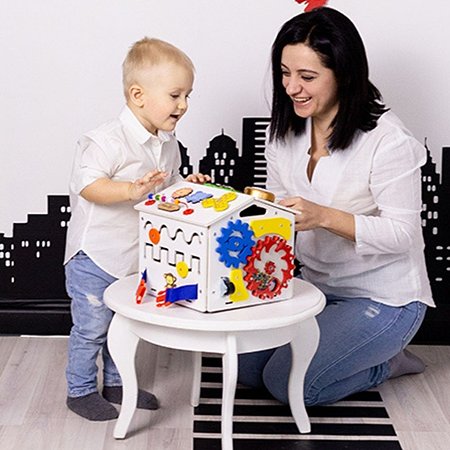 Бизиборд KimToys Домик со светом Малышок игрушка для девочек и мальчиков - фото 8