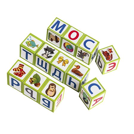 Набор Айрис ПРЕСС IQ кубики Азбука 65 игр для развития речи - фото 6