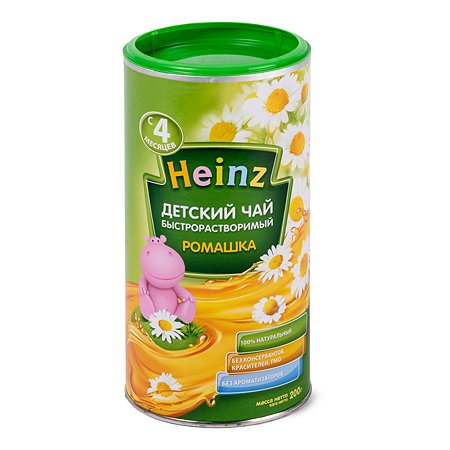 Чай детский Heinz ромашка 200г с 4месяцев - фото 1
