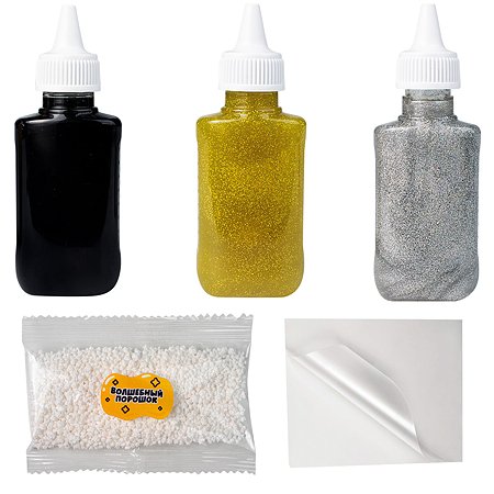 Набор для изготовления фигурок Aqua Slime из цветного геля Золото-Серебро AQ007 - фото 5