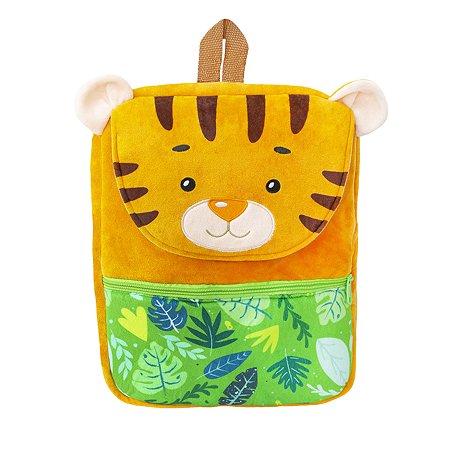Рюкзак игрушка детская IdeaToys Тигр Джунгли