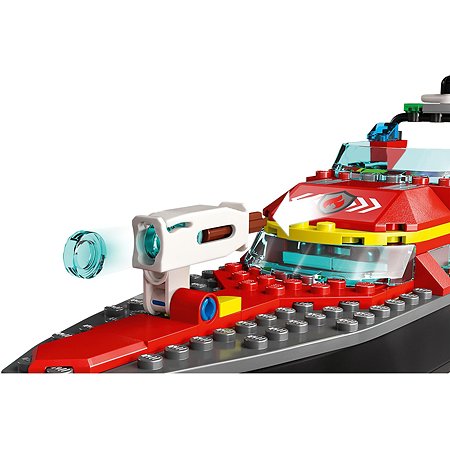 Конструктор Lego Пожарно-спасательная лодка 60373 - фото 4