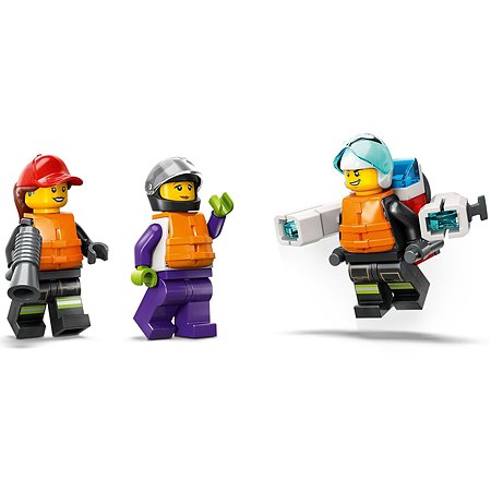 Конструктор Lego Пожарно-спасательная лодка 60373 - фото 7