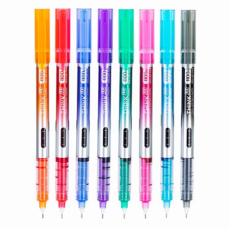 Ручка роллер Deli EQ300 8цветов 8шт 1584225 - фото 2
