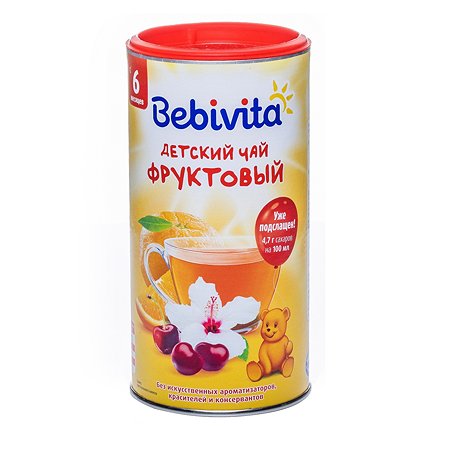 Чай Bebivita гранулированный фруктовый 200г с 6месяцев - фото 1