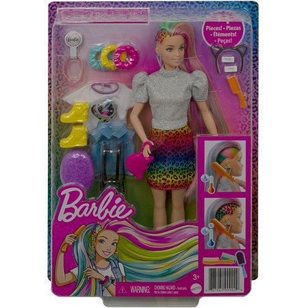 Кукла Barbie с разноцветными волосами GRN81 - фото 2