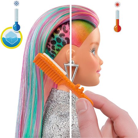 Кукла Barbie с разноцветными волосами GRN81 - фото 7