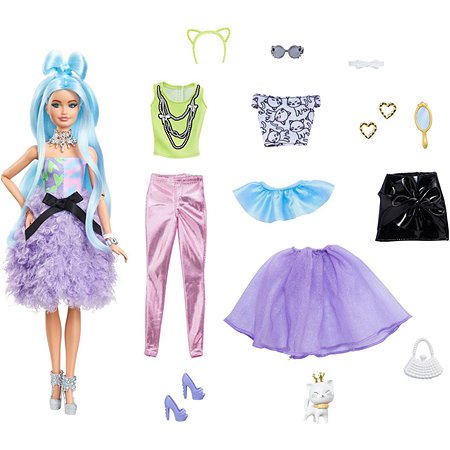 Кукла Barbie Экстра со светло-голубыми волосами GYJ69 - фото 1