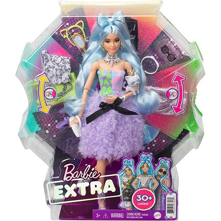 Кукла Barbie Экстра со светло-голубыми волосами GYJ69 - фото 2