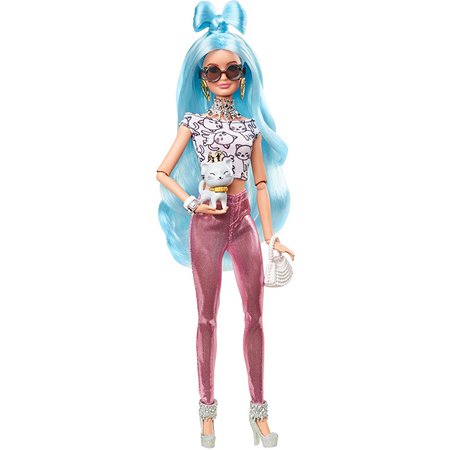 Кукла Barbie Экстра со светло-голубыми волосами GYJ69 - фото 7