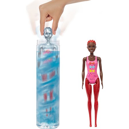Набор Barbie Кукла из серии Блеск Сменные прически в непрозрачной упаковке (Сюрприз) HBG40 - фото 7