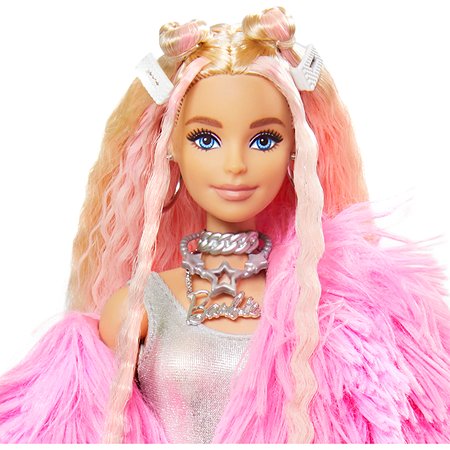 Кукла Barbie Экстра в розовой куртке GRN28 - фото 6