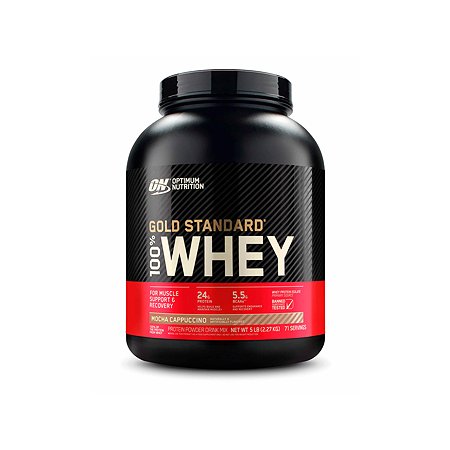 Протеин Optimum Nutrition Gold Standard 100% Whey 2270 гр Мокко капучино