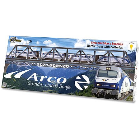 Поезд с мостом PEQUETREN ARCO(металл) со светом - фото 12