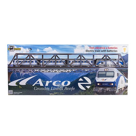 Поезд с мостом PEQUETREN ARCO(металл) со светом - фото 3